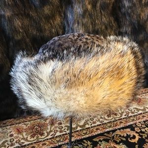 Genuine Russian Cossack Fox Fur and Rabbit Fur Hat